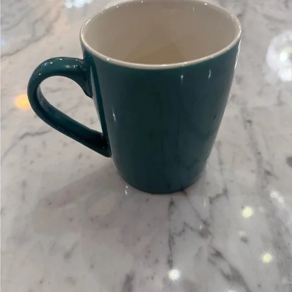 2020 Starbucks Coffee Tea Cup Mug Teal Camo Dogs Collectible Ceramic 10oz EUC - Picture 3 of 5